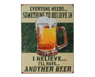 obrázek Plechová cedule beer 2