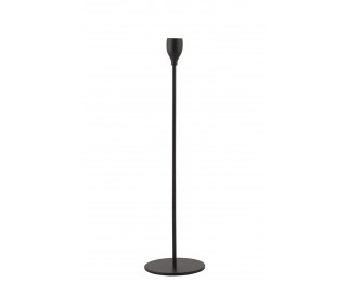 obrázek svícen černý kovový 38 cm
