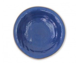 obrázek talíř hluboký modrý 24 cm