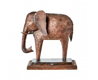 obrázek Vintage dekorace kovový slon