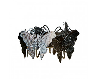obrázek kovový svícen s motýlky na čajovou svíčku
