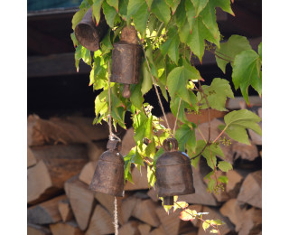 obrázek Vintage kovový zvoneček unikátní 