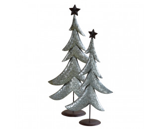 obrázek Vánoční dekorace kovový stromeček 67 cm