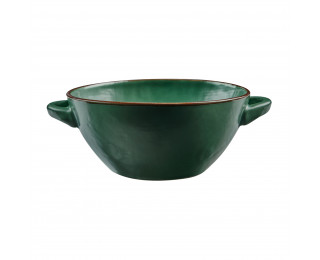 obrázek miska na polévku zelená vintage 15 cm