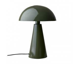 obrázek zelená kovová stolní lampa 